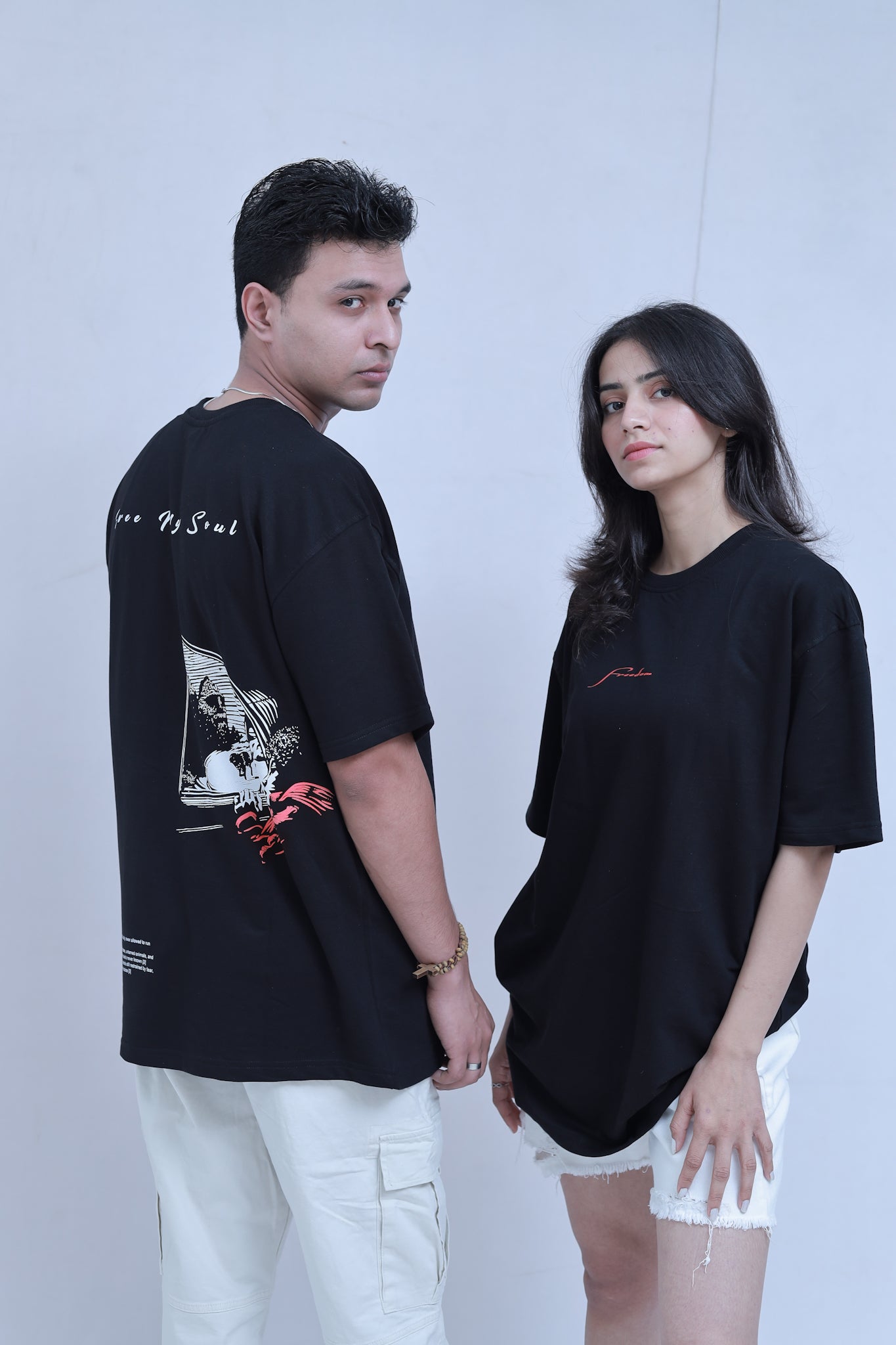 Oversized Fit T-Shirt (FREEDOM)