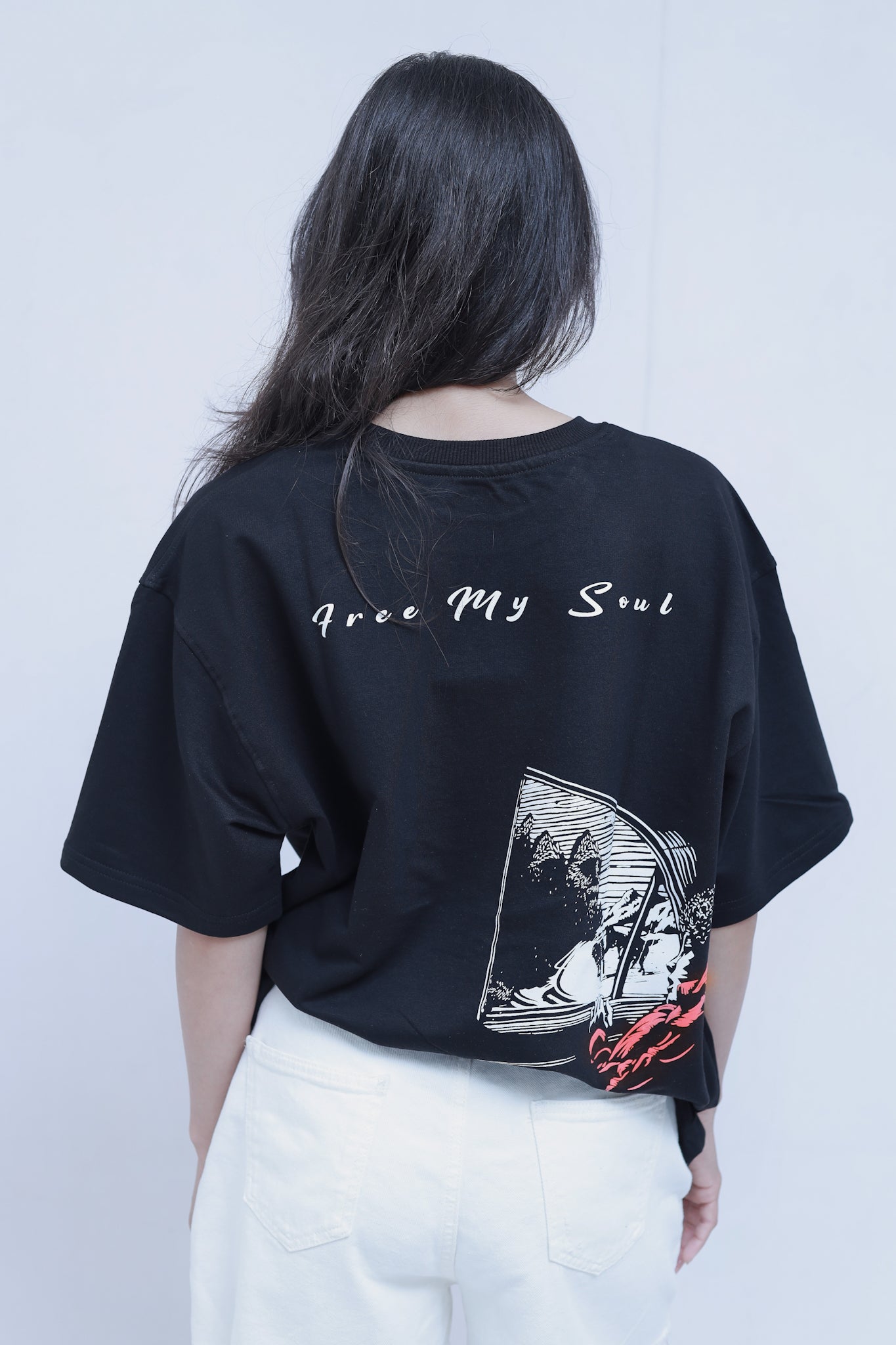 Oversized Fit T-Shirt (FREEDOM)